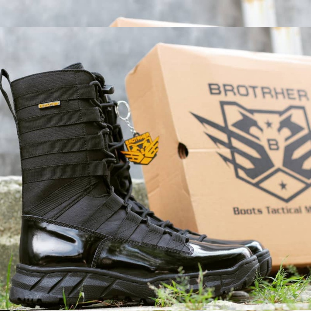 SEPATU PDL BROTRHER GEN 2 KOMANDO KILAP SEPATU PDL TNI POLRI SECURITY SATPAM SEPATU BOOTS PRIA KULIT