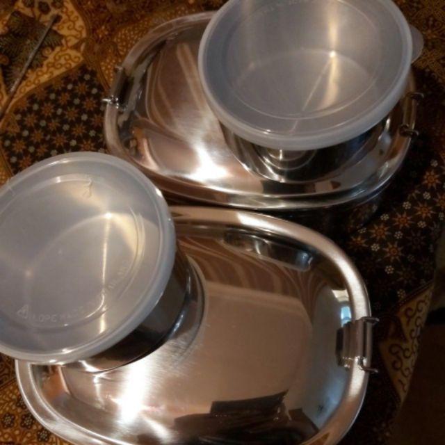 Lunch Box 16cm Zebra Stainless Steel