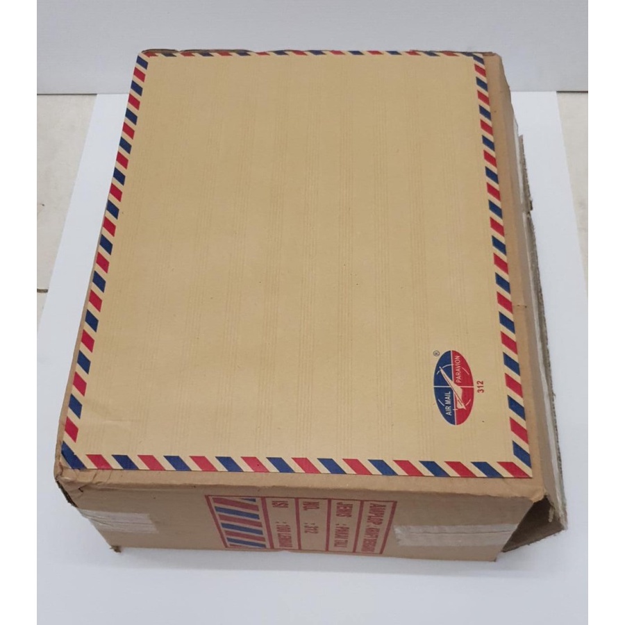 

AMPLOP AIRMAIL 312 TALI UKURAN 30 x 40 PER PAK ISI 100 LEMBAR