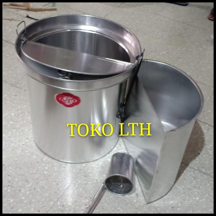 Tong Mie Ayam Baso Sekat Lepas 40 Cm Alumunium / Dandang Buleng Panci