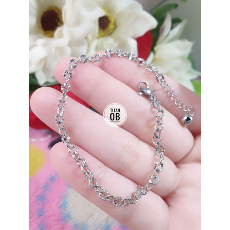 Gelang Rantai Titanium ulir Anti Karat N16032002