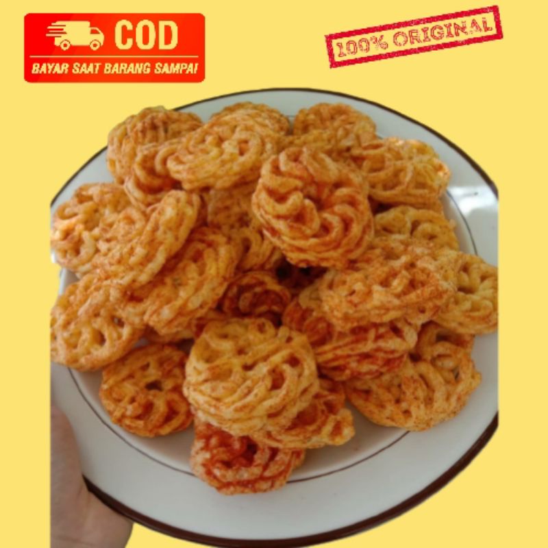 Kerupuk Seblak Kriwil Pedas - Kerupuk Kriwil - Kerupuk Pedas - Seblak Kriwil - Kerupuk Seblak