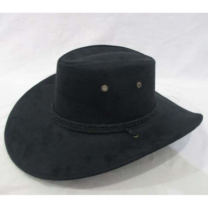 Topi Cowboy Koboy Koboi Amerika Laken TALI Remaja Dewasa/Topi Zorro***TOP