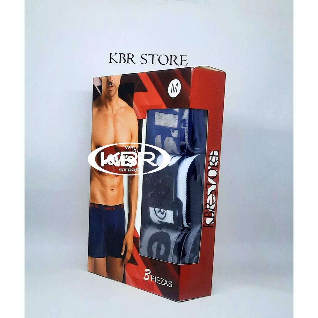 boxer isi 3 PCS celana dalam pria/celana boxer pria/kolor pria/celana pendek pria wf store / UNDERWAER TERBARU UNDERWAER LEVIS PREMIUM