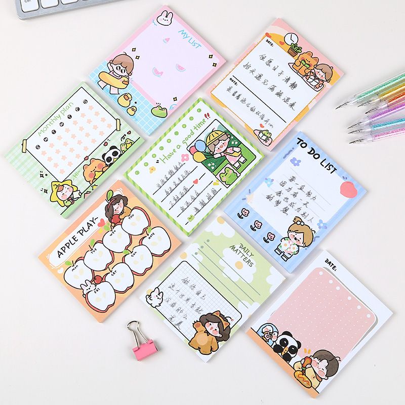 

notes memopad cubby girl 8x10 isi 50lembar