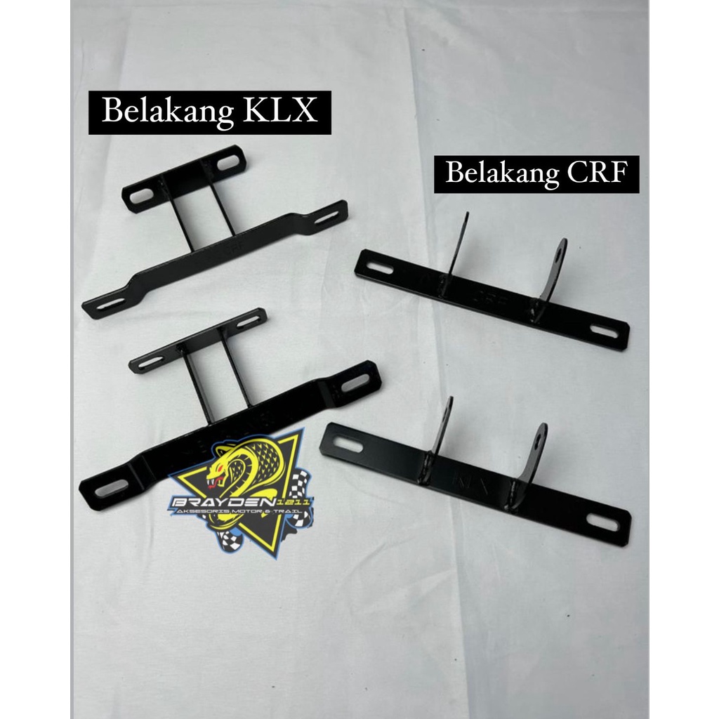 BREKET PLAT NOMOR BELAKANG CRF KLX BF DTRACKER/DUDUKAN PLAT NOMOR BELAKANG CRF KLX 150 KLX BF DTRACKER/DUDUKAN PLAT KLX CRF KLXBF DTRACKER