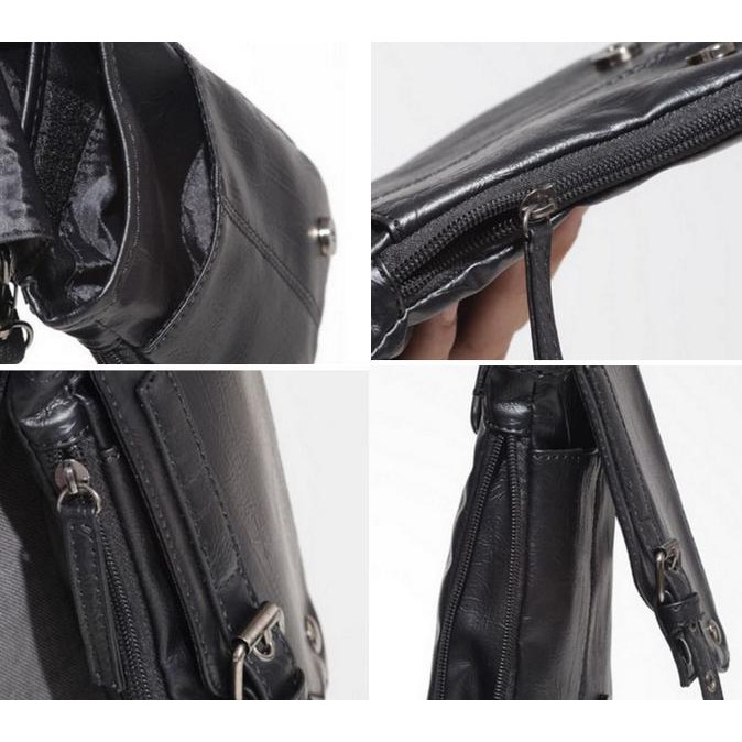 Diskon Tas Pinggang / Selempang Kecil Pria Kulit Import Terbaru