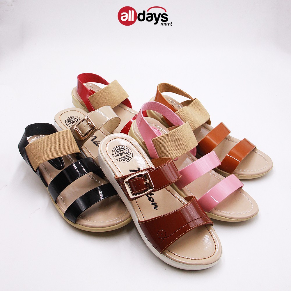 Alldays Mart 07 - Sandal Slip On Wanita Random Model dan Warna Size 37/40