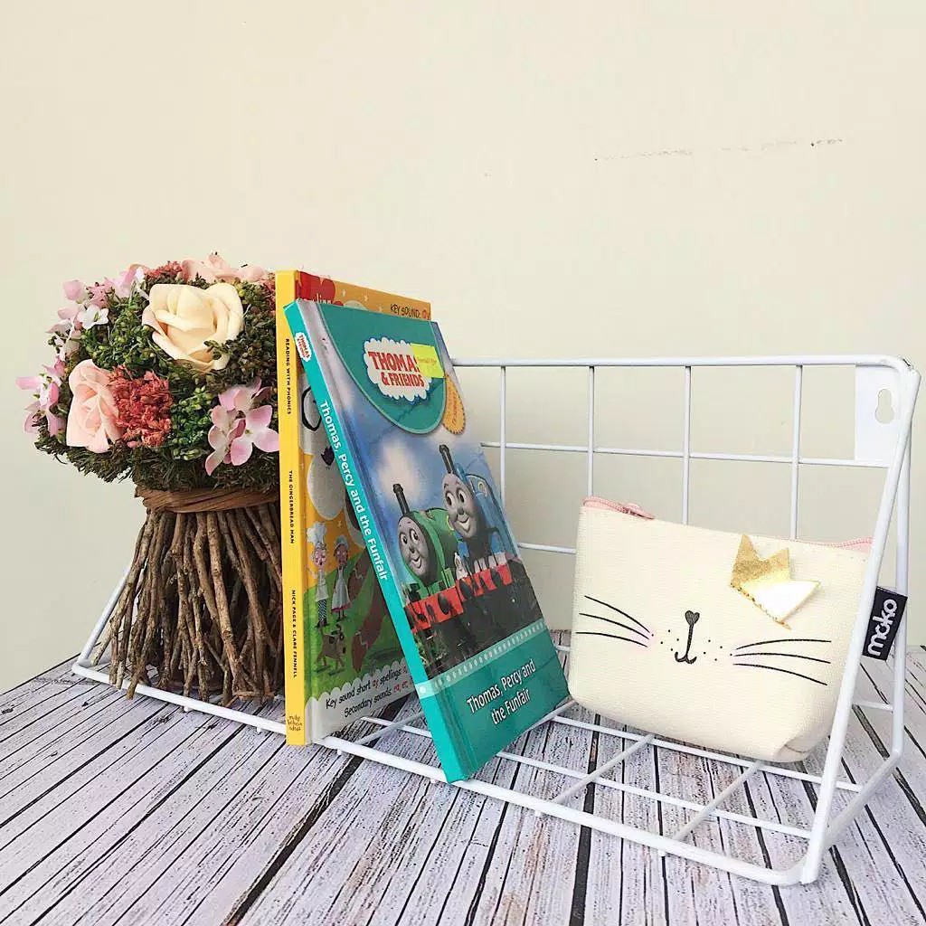 [BOGOR] RAK DINDING BESI TEBAL Lebar 35cm Rak Gantung Vintage Organizer Wall Grid Wall