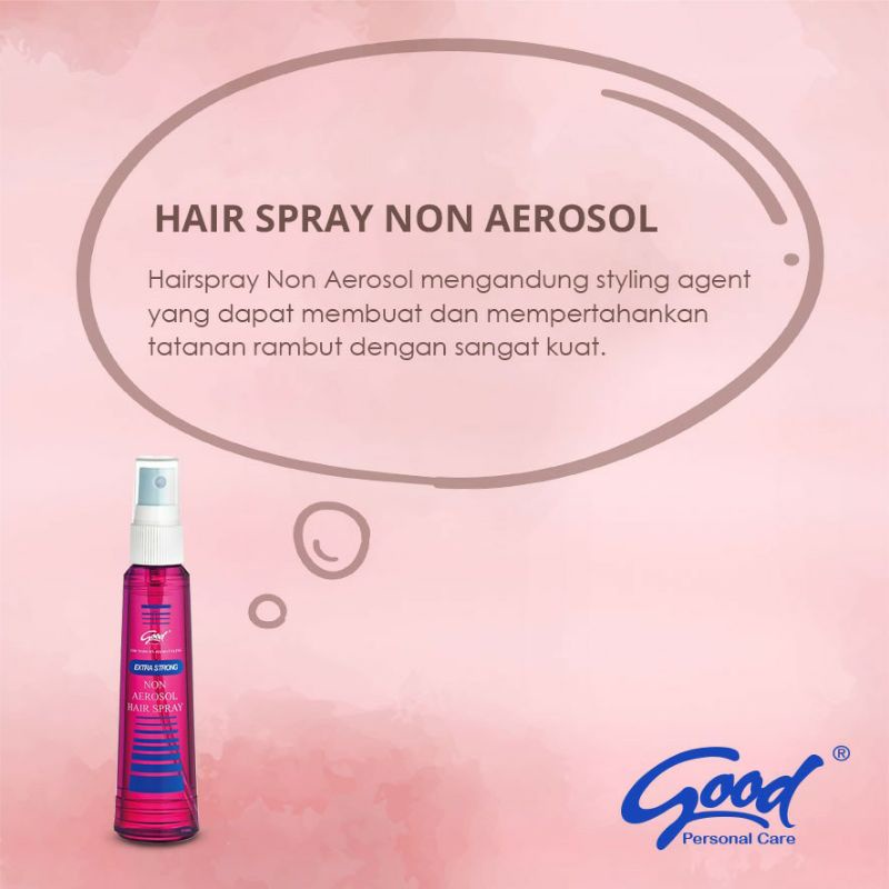 GOOD Hair Spray Non Aerosol 90 ML - Cool Breeze &amp; Romance