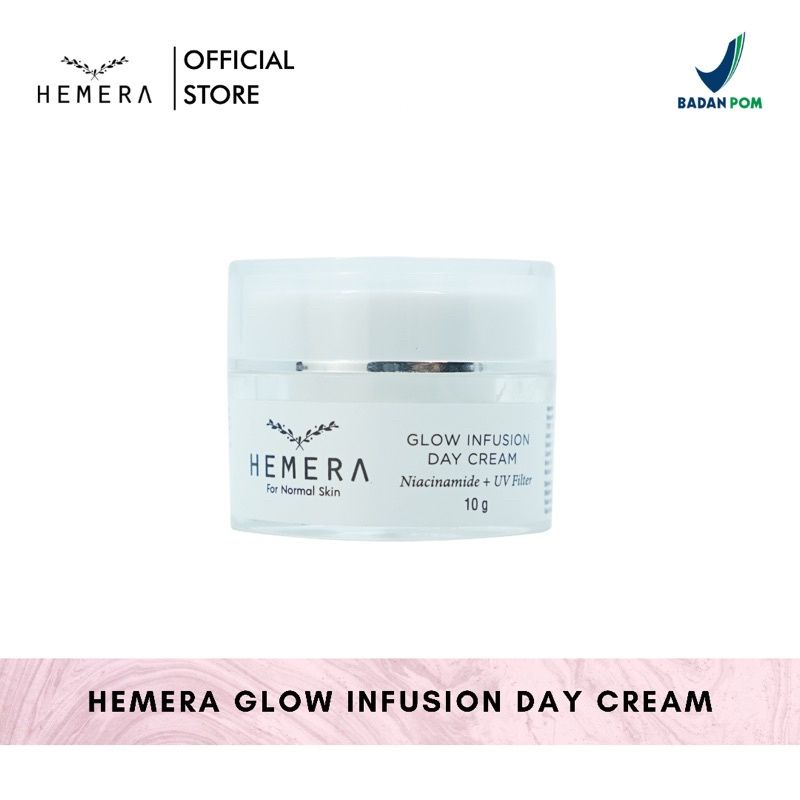 Hemera Skincare Glow Infusion Day Cream | Cream Siang SPF30 10gr