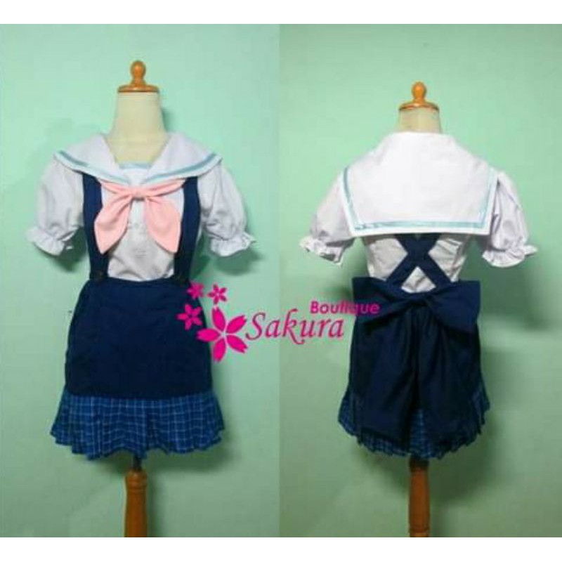 SEIFUKU KOSTUM COSPLAY ANIME SERAGAM JEPANG KAWAI NICO YAZAWA LOVE LIVE