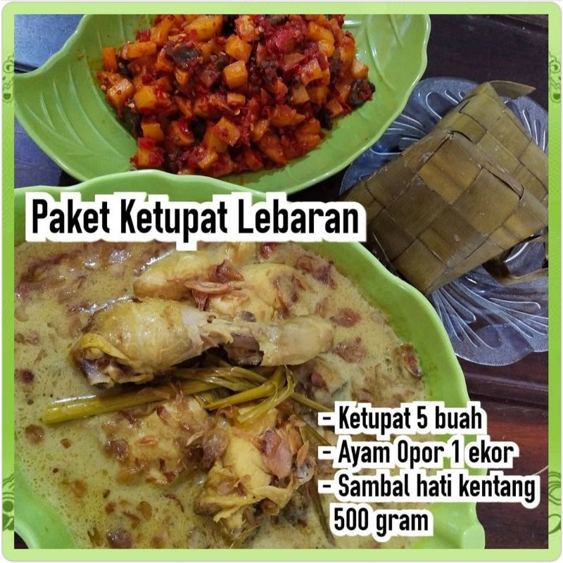 

Paket Ketupat Opor spesial IDUL ADHA 2025 (dikirim H-1 IDUL ADHA)