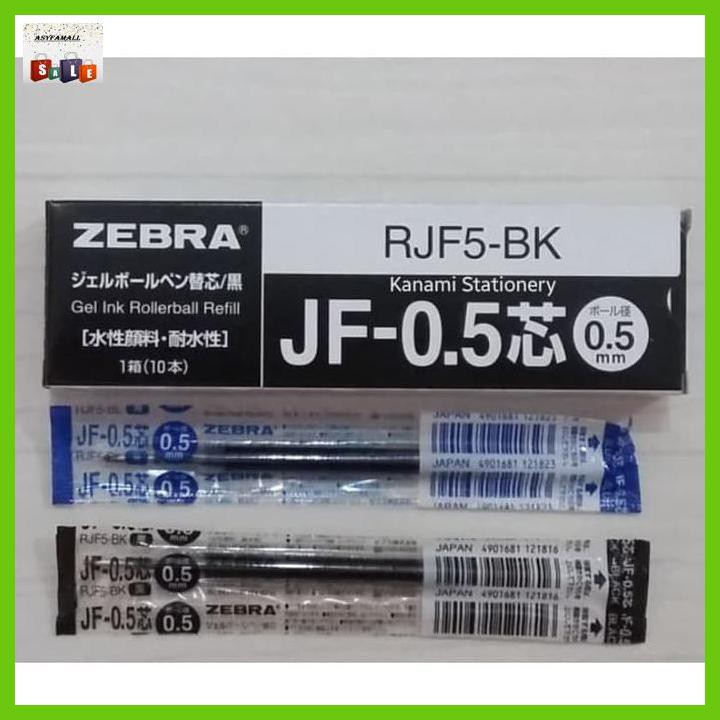 

Silutala- Refill Isi Tinta Pen Sarasa Zebra Clip 0.5 - Hitam -Ori.