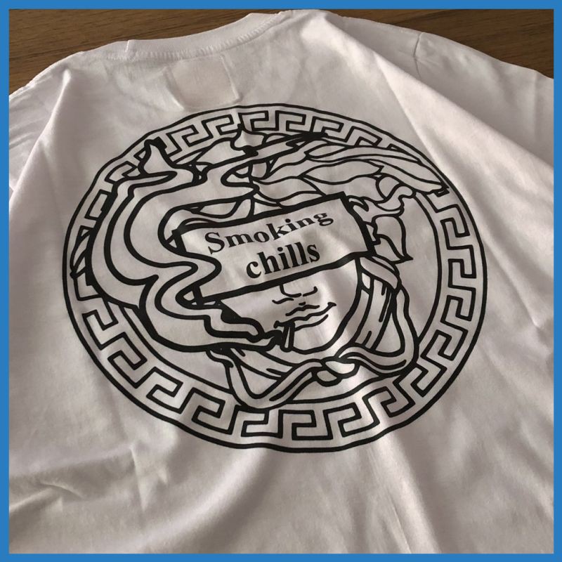 KAOS BAJU FR2 FUCKING RABBITS SMOKING CHILLS WHITE YTD RS GR BARU