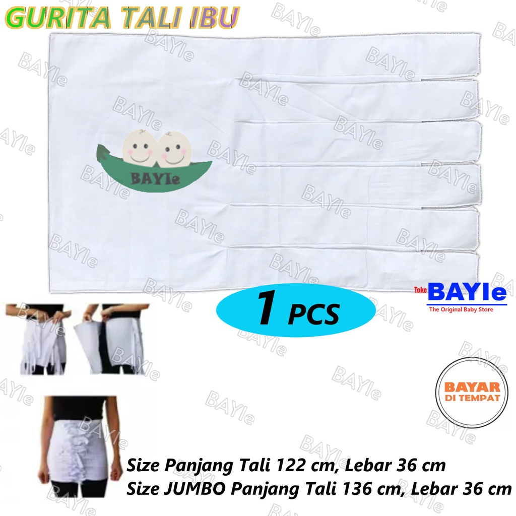 Gurita Ikat/Tali Ibu Melahirkan / Korset Ibu Melahirkan bahan 100% Katun Size Normal/Jumbo