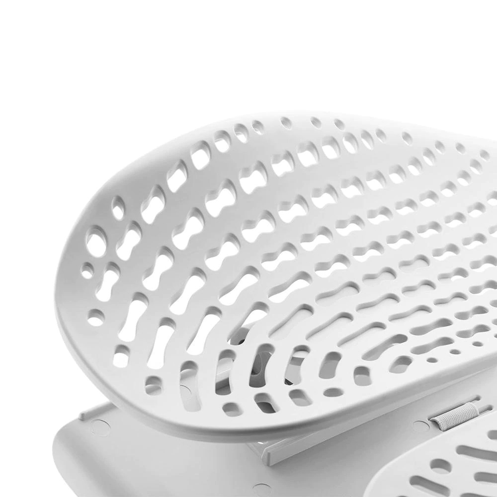 Leband Sandaran Kursi Ergonomic Adjustable Lumbar Back Support Dynamic Backrest - LB-YK002 - White