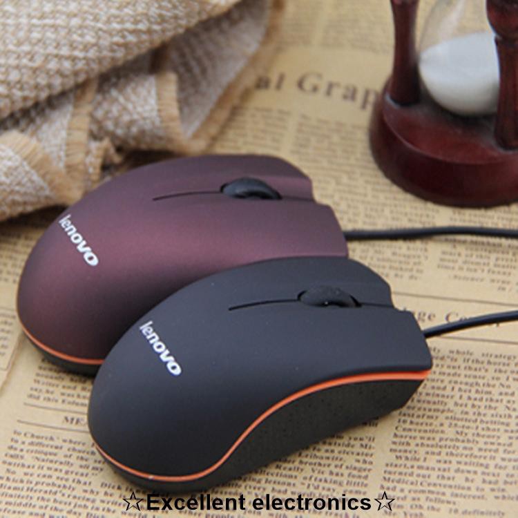 Lenovo M20 Mouse Optikal 1200dpi Tanpa Suara Dengan Kabel Usb