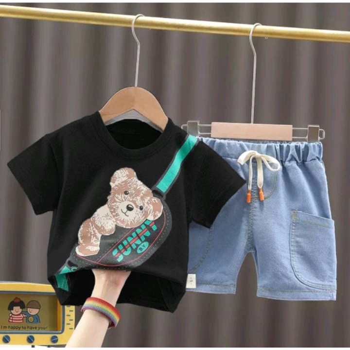 COD  ANAK PEREMPUAN TERBARU/SETELAN JEANS ANAK PEREMPUAN  1-5 TAHUN