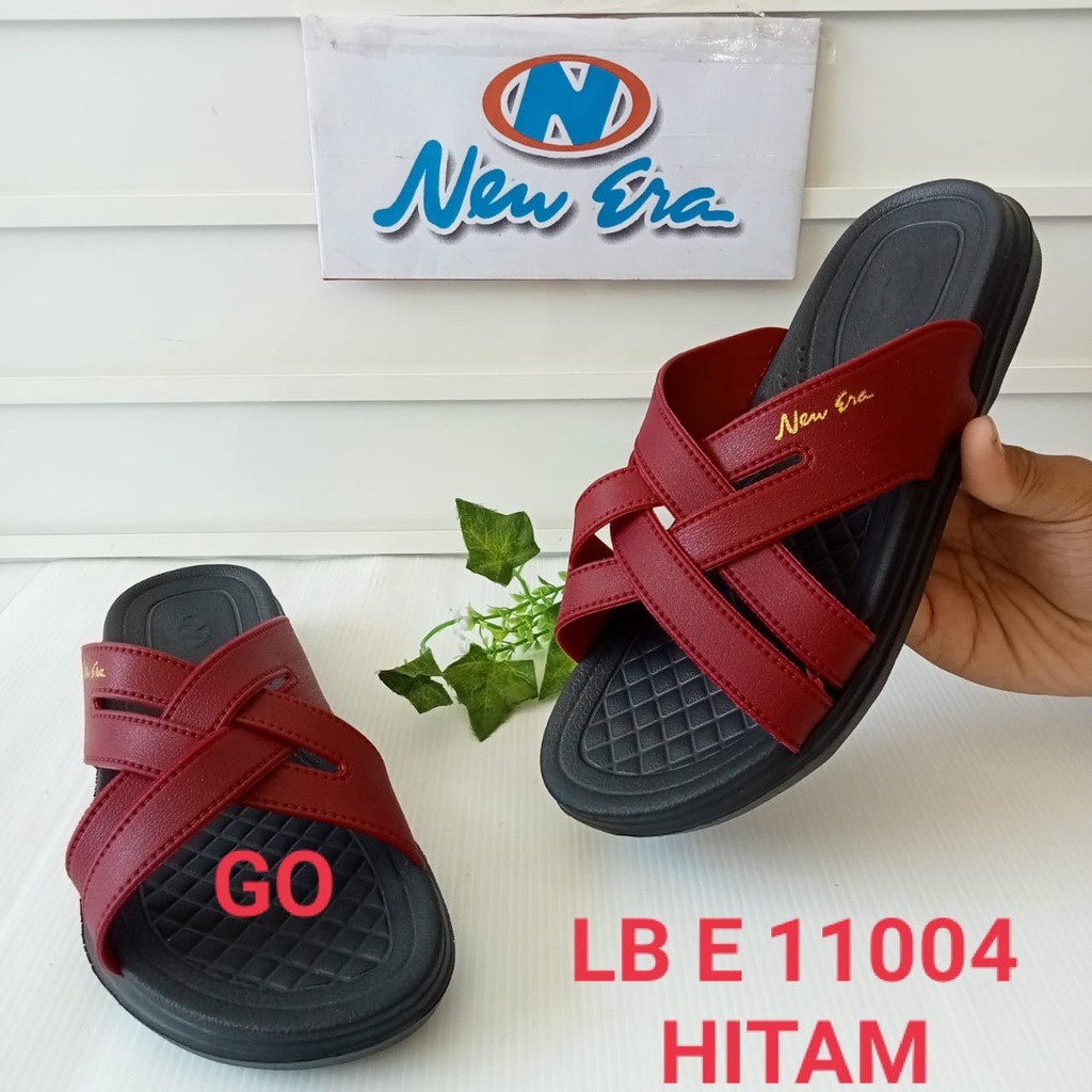 gof NEW ERA LBE 11004 Sandal Wanita Slip On Sandal Casual Wanita Size 37-41