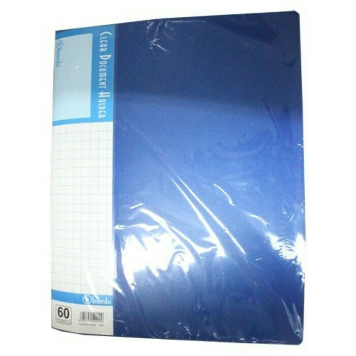 

Document keeper clear holder folio isi 60 lembar BAMBi