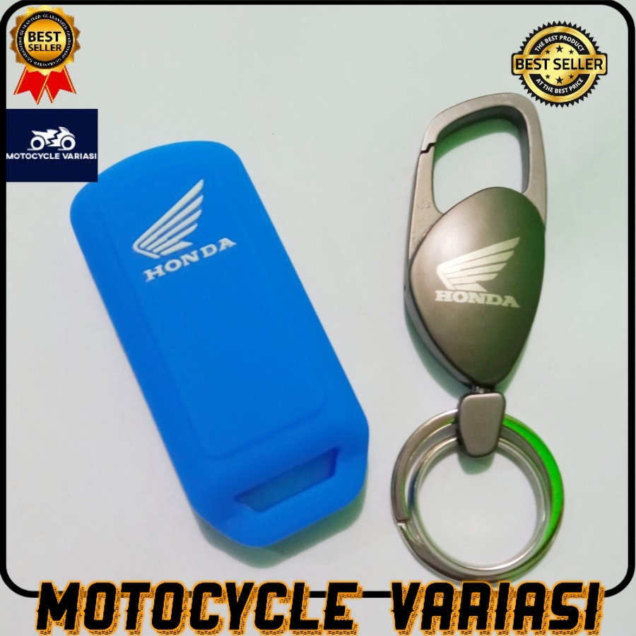 paket gantungan kunci honda plus cover remot NEW PCX 160 ekslusif