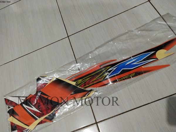 STIKER STRIPING F1ZR ORANGE