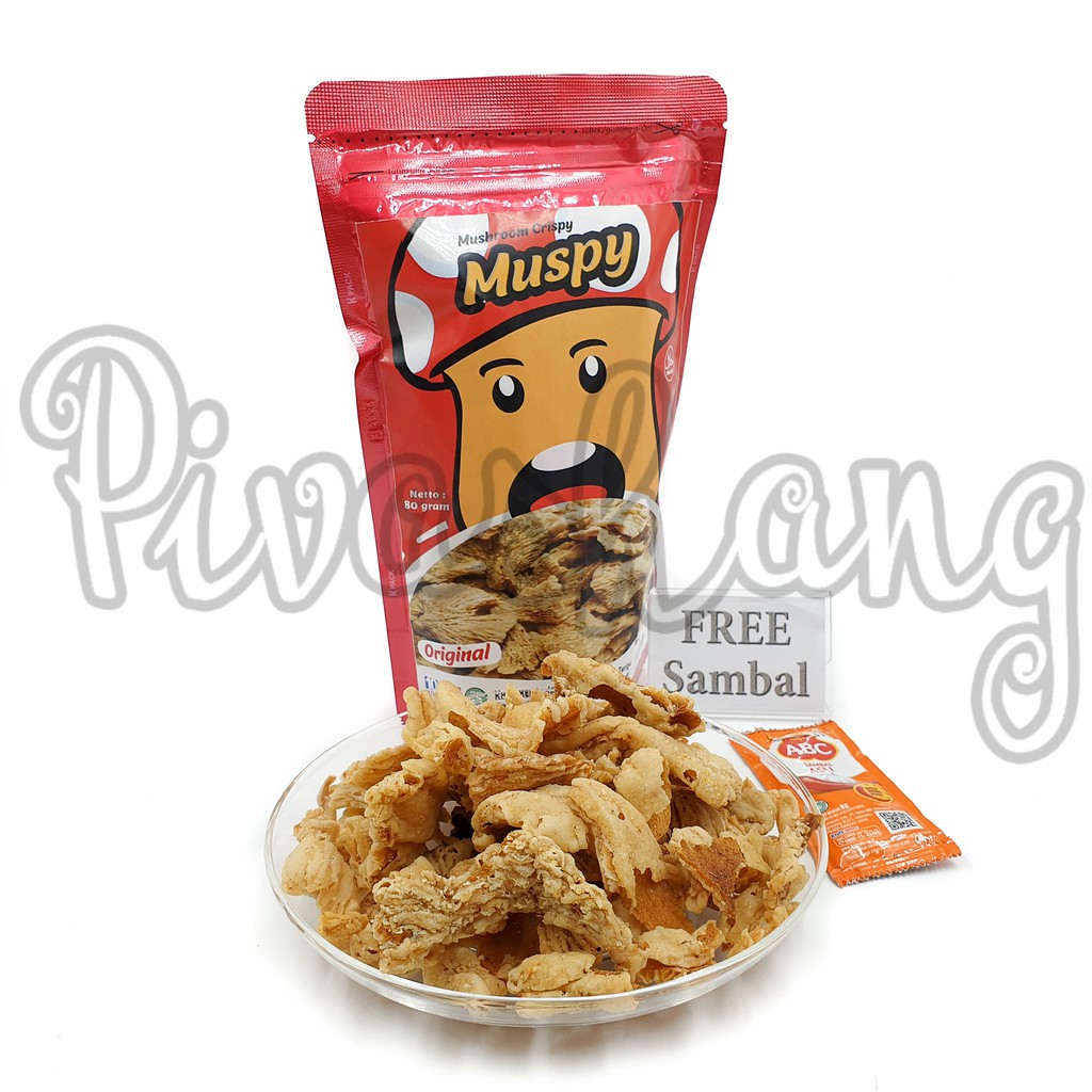 

Muspy Mushroom Crispy Keripik Jamur Tiram 80gr