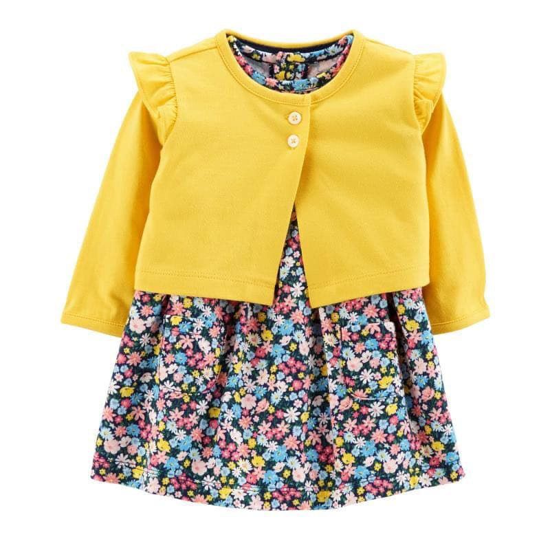 DRESS ROMPER CARDIGAN CARTER'S ANAK BAYI CEWEK C1037-8