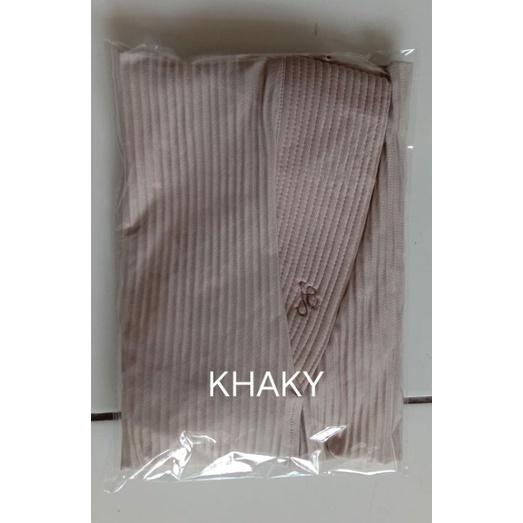 BERGO PLISKET GOTIK/JILBAB MURAH/KHIMAR INSTAN-Cream