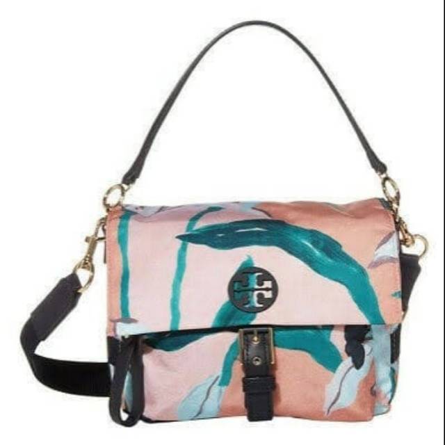 Tas Tory Burch Tilda Nylon Pink Dessert Bloom