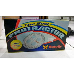 

Penggaris Busur 360 (10cm) Butterfly