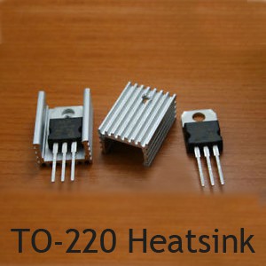 Heatsink TO - 220 IC Transistor 21x15x10mm Aluminium Heat Sink