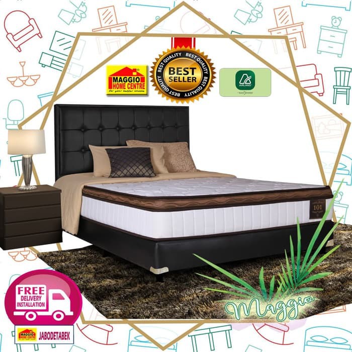Spring bed Airland Deluxe 101 180x200 Set Divan  Sandaran