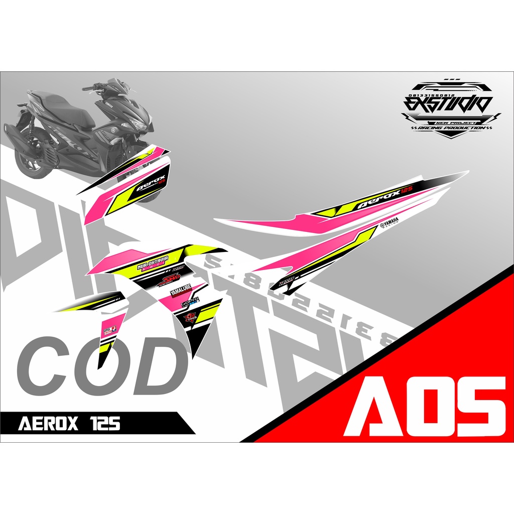 Decal striping AEROX 125