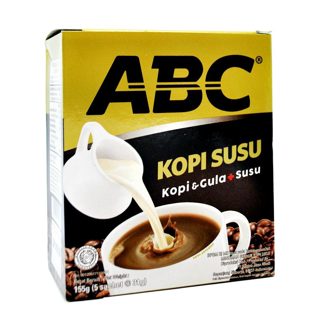 

KOPI SUSU INSTAN ABC KOPI ISI 5 BOX