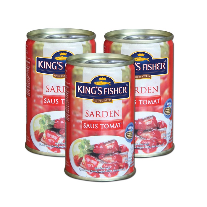 

Gg0Hh Paket 3 Pcs King'S Fisher Sarden Mini Saus Tomat Makanan Kaleng 155 G Ds0kk