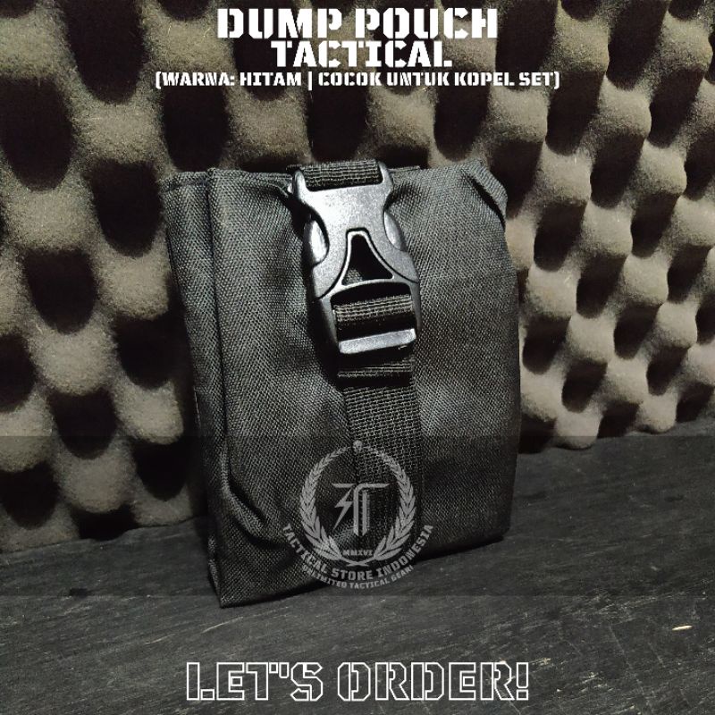 Dump Pouch Tactical - Cocok Untuk Kopel Set - TSI Series