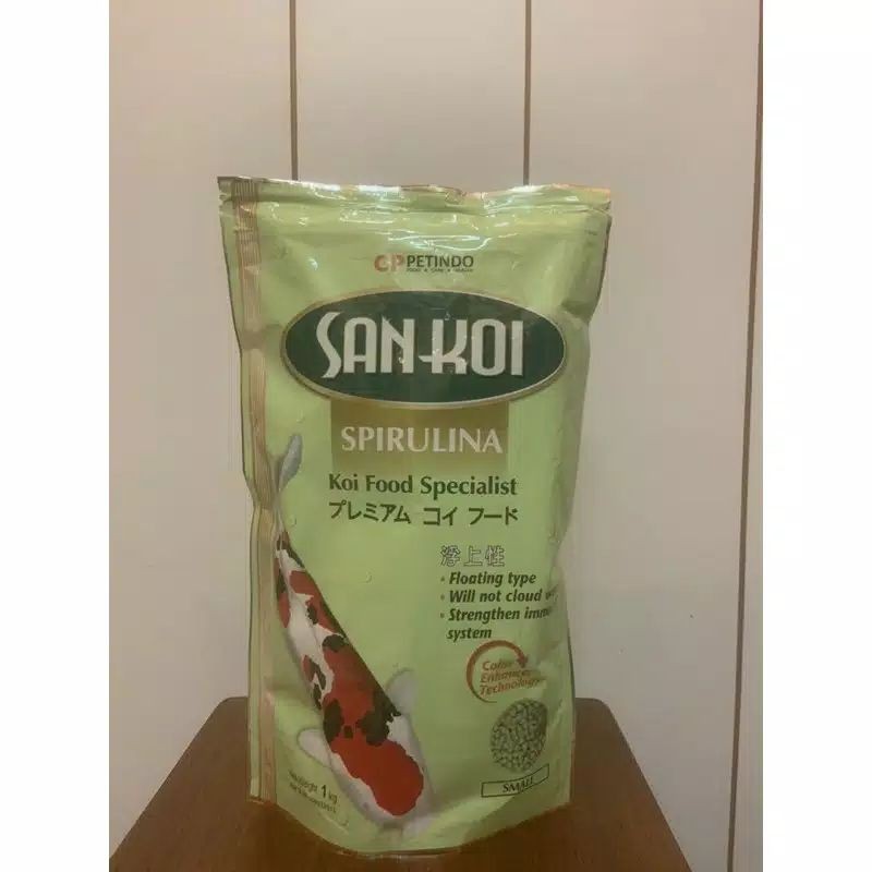 San Koi / San Koi Spirulina 1Kg/ Pakan Ikan Koi / Pelet Ikan Koi