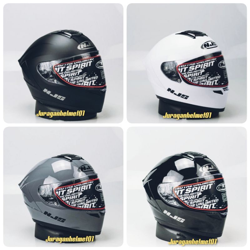 helm full face njs zx 1 solid original