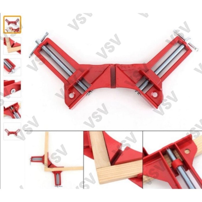 VSV PENJEPIT SUDUT SIKU 90° JEPITAN AQUARIUM FRAME KAYU KACA JENDELA