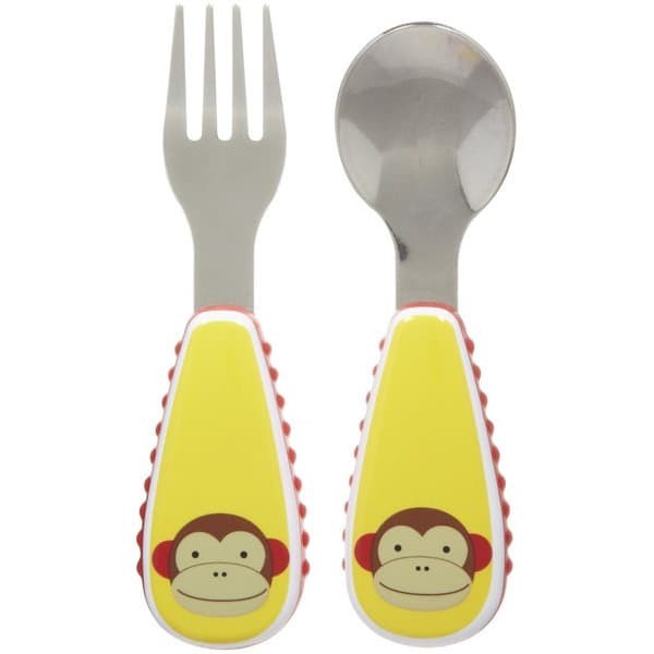 SKIP HOP ZOO UTENSILS FORK &amp; SPOON SET