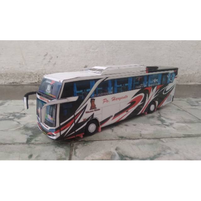 Termurah Berkualitas Miniatur Bus Po.Haryanto SHD Hm05 JB2+ A.K.A Veneno Skala 1:50