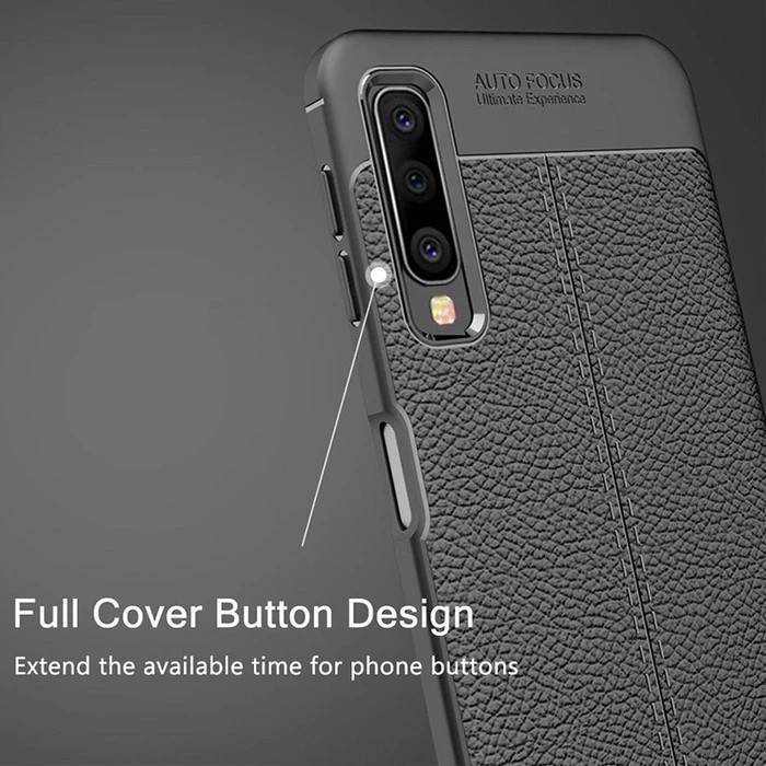 Case Leather Auto Focus Original Huawei Y7 2018 / Y7 Prime 2018 Autofocus Original Softcase