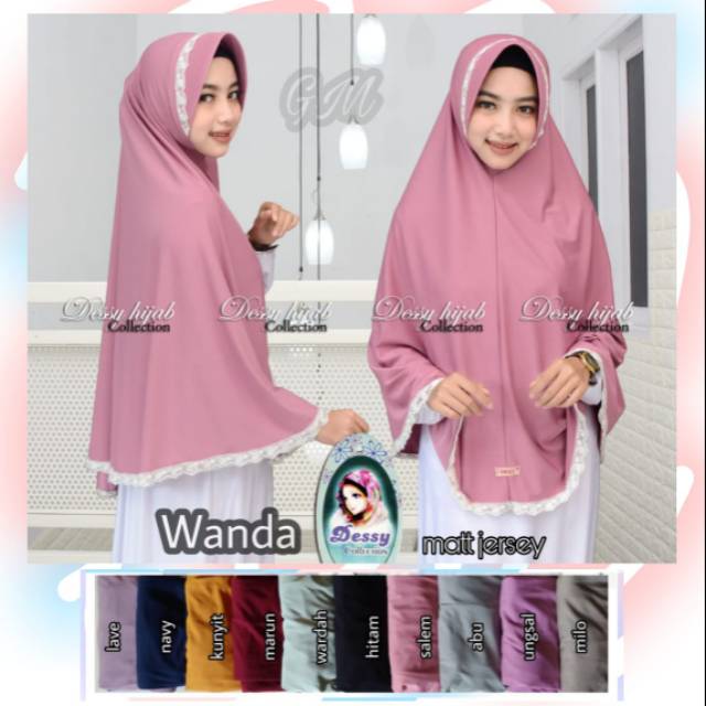 Jilbab instant Jumbo Wanda by Dessy hijab collection
