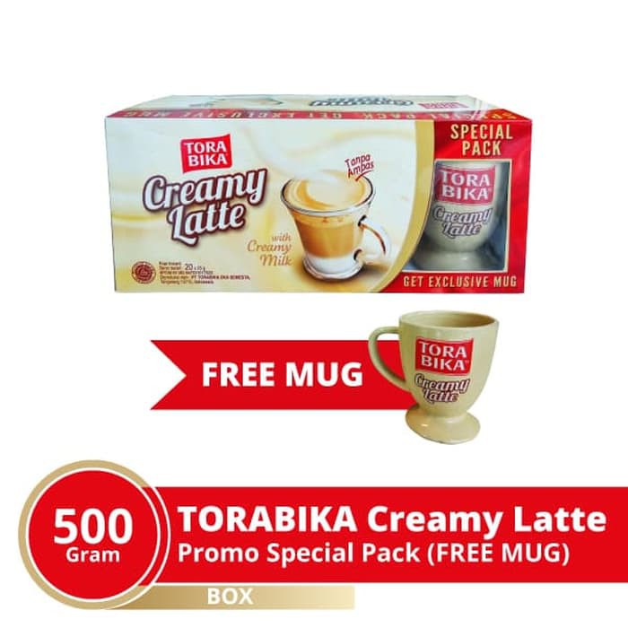 

Torabika Creamy Latte Promo Special Pack (Free Mug) - kkp398