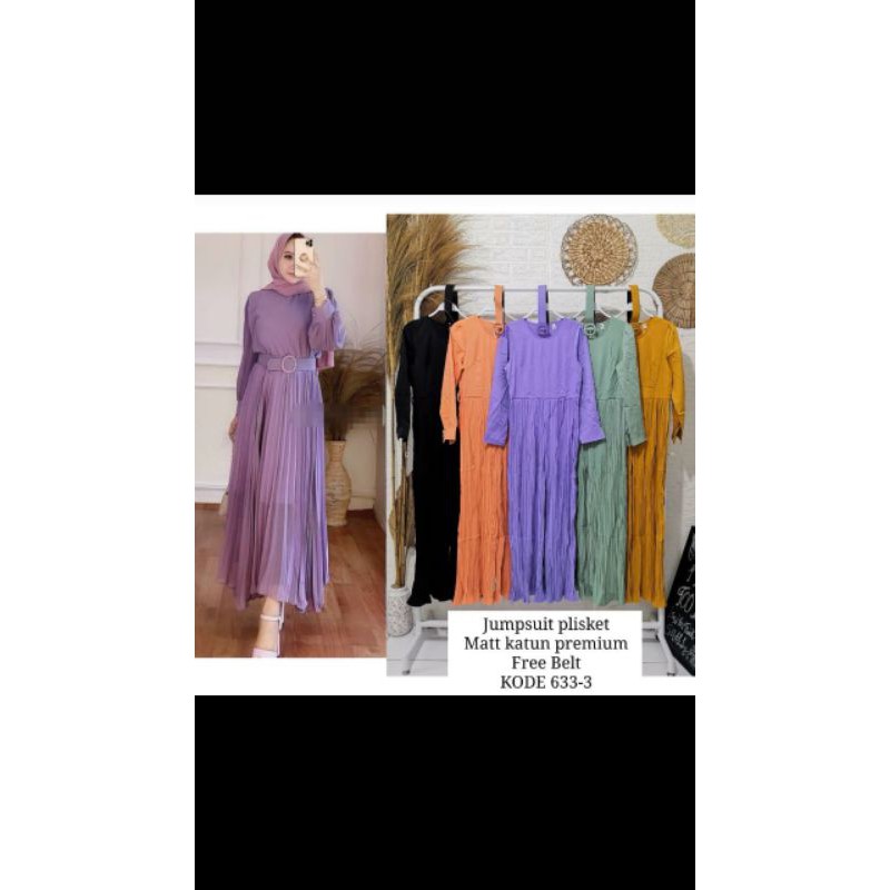 dress abaya motif polos / abaya tunic