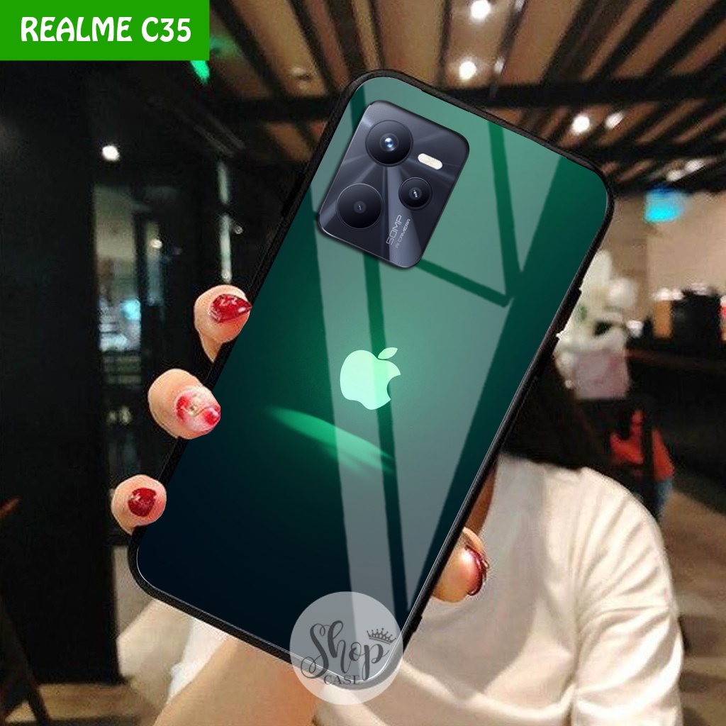 Softcase Glass Realme C35 - Case Realme C35 - case Realme C35 - kesing Realme C35 - softcase Realme 