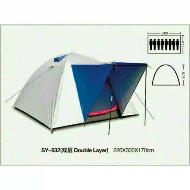 Tenda bnix 032 tenda outdoor bnix 032 kap. 8 orang tenda Pramuka tenda camping double layer tenda bnix 032 waterproof kap. 8 orang