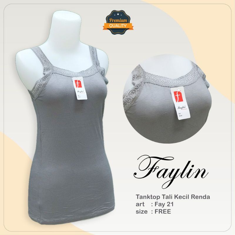 FAYLIN | Tank top Wanita RENDA Rayon Spandex/ Tank top L-XXL